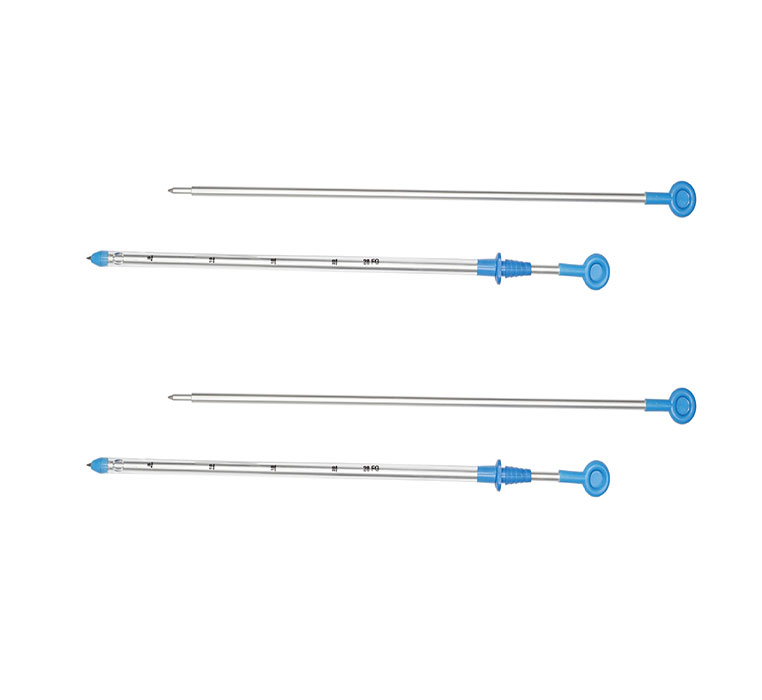 Thoracic Drainage Catheter with Trocar